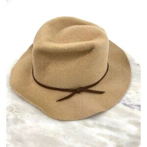 Brixton‎ Valley Fedora Hat Light Khaki Felt One Size